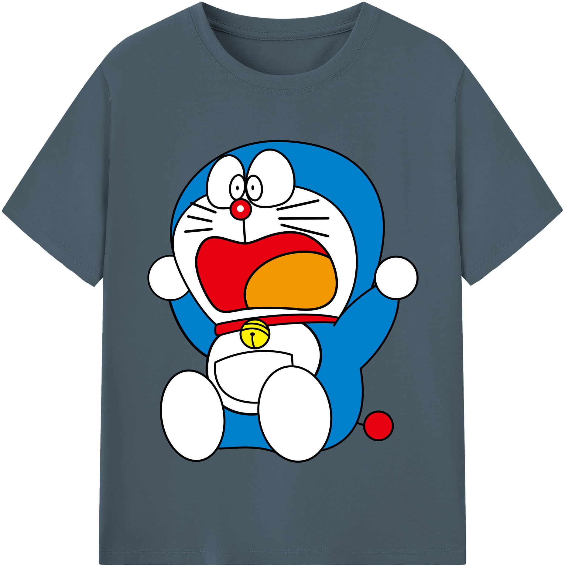 （画像用） ドラえもん Doraemon 綿100％半袖Tシャツ（フロントプリント）